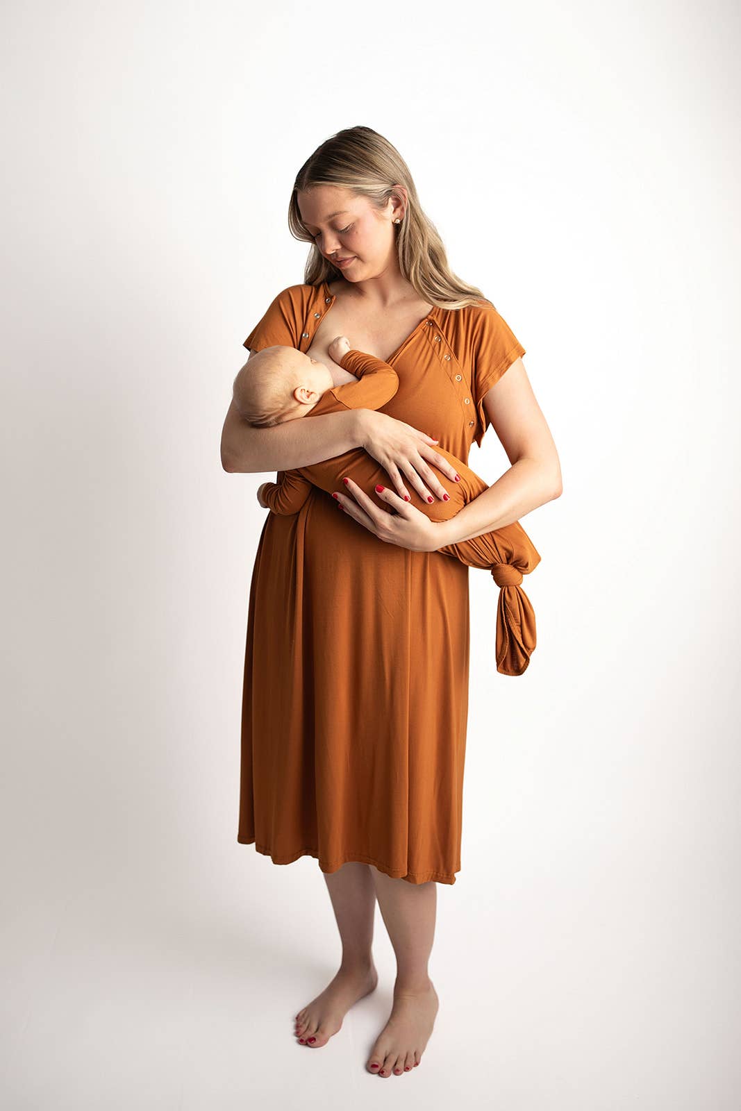 Saddle Knotted Baby Gown