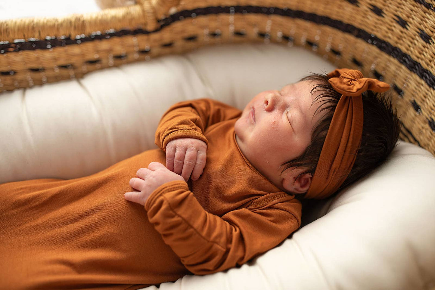 Saddle Knotted Baby Gown