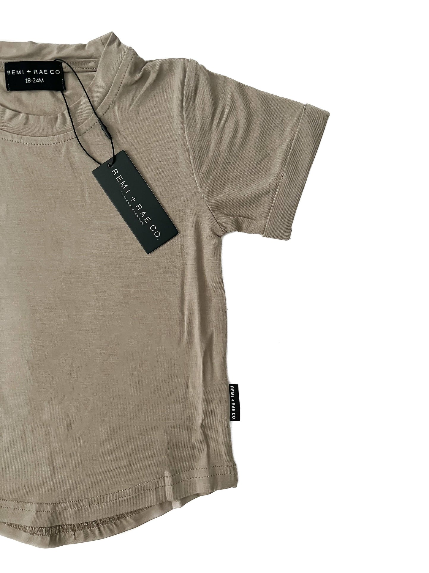 BASIC BAMBOO TEE - DUNE