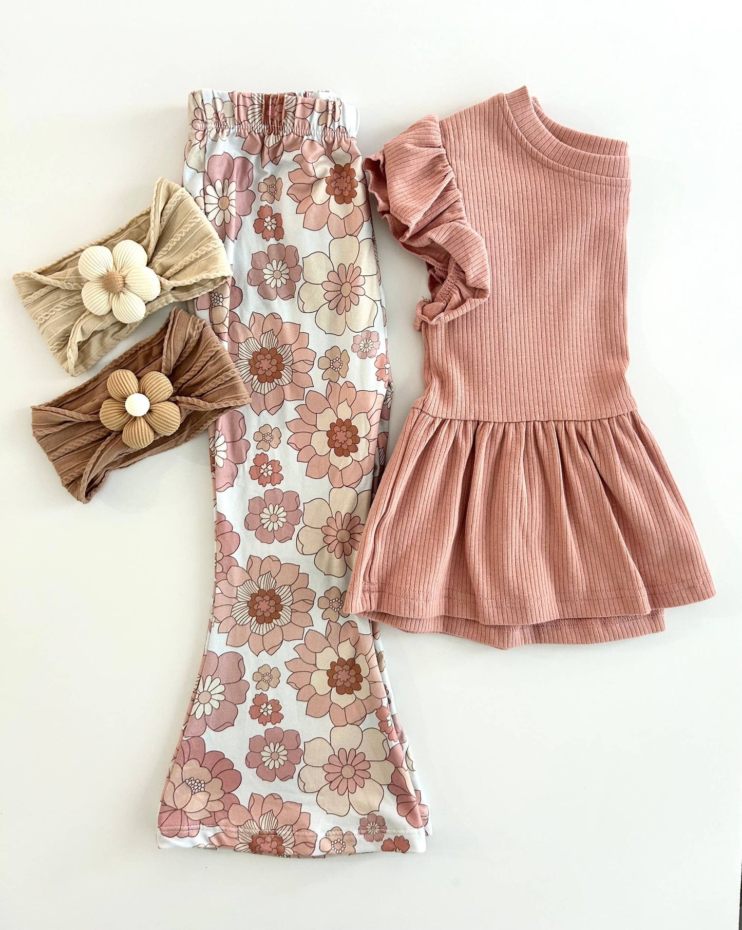 Retro Flower Bell Bottoms