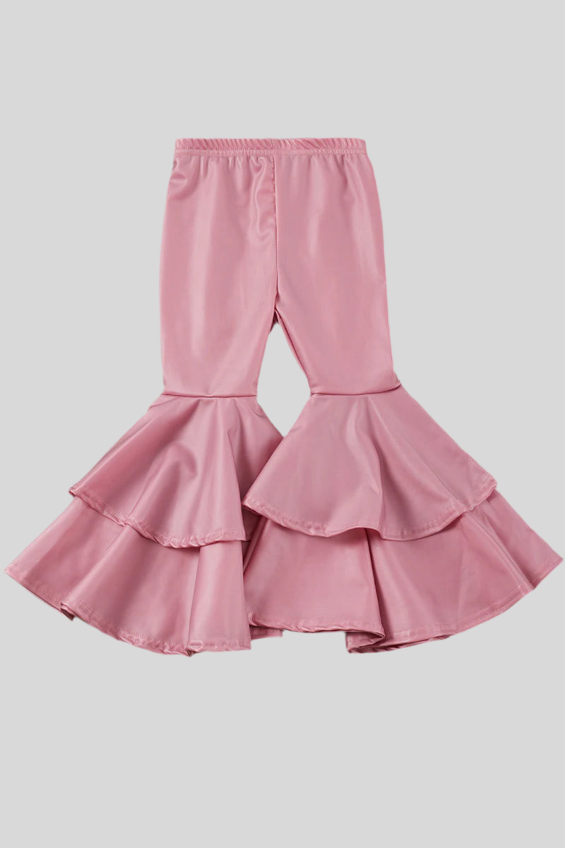 Blush double layer bell bottoms