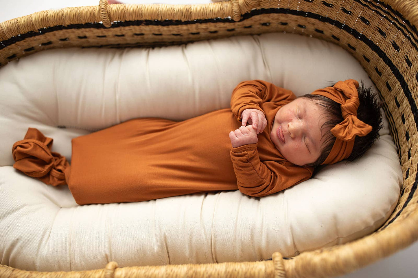 Saddle Knotted Baby Gown