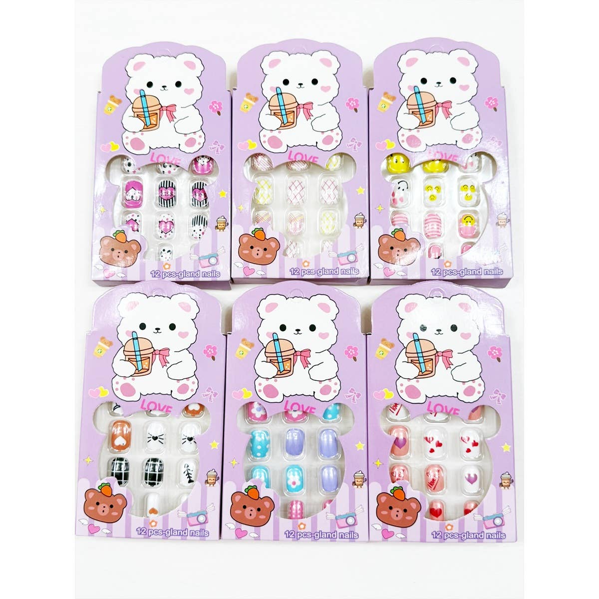 Press On Kids Nails Set