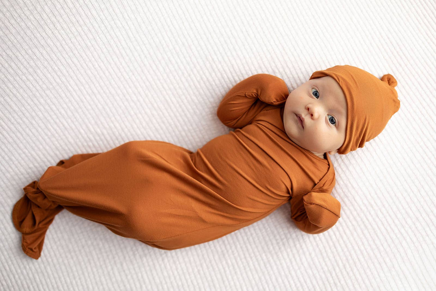 Saddle Knotted Baby Gown