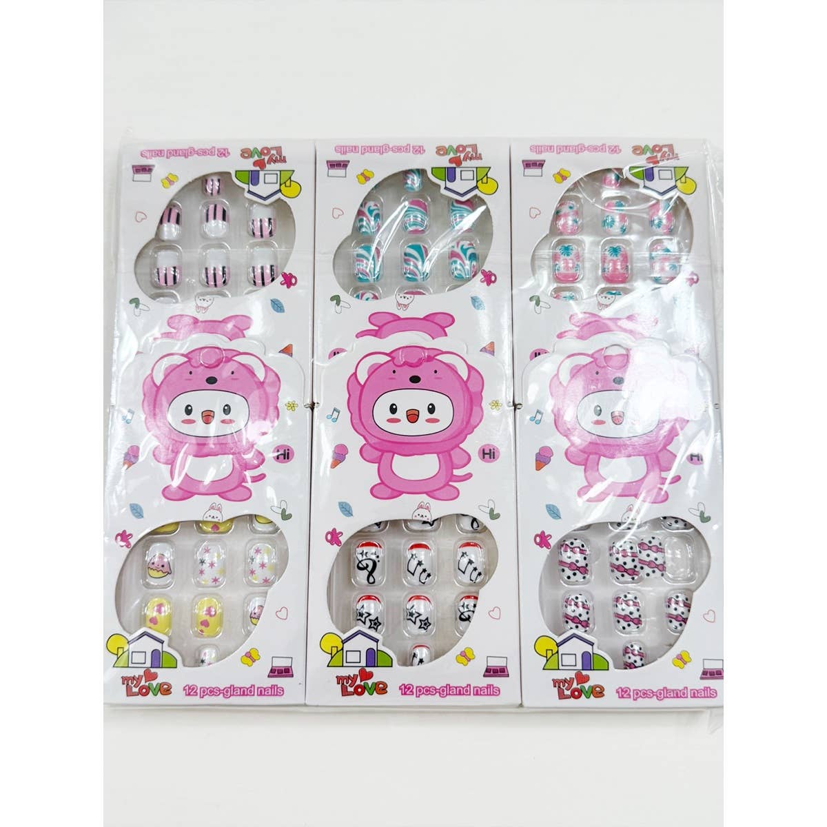 kids Press On Nails Set