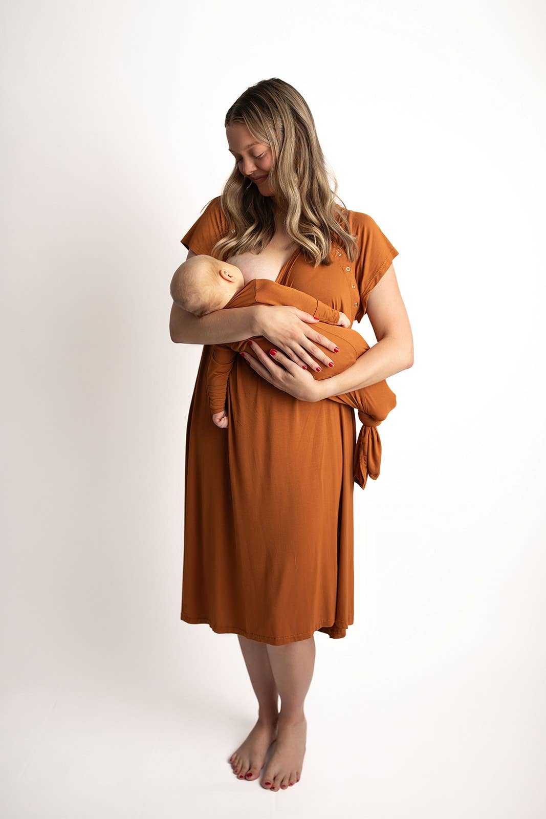 Saddle Knotted Baby Gown