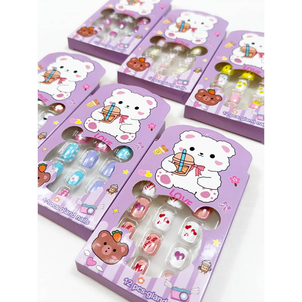 Press On Kids Nails Set