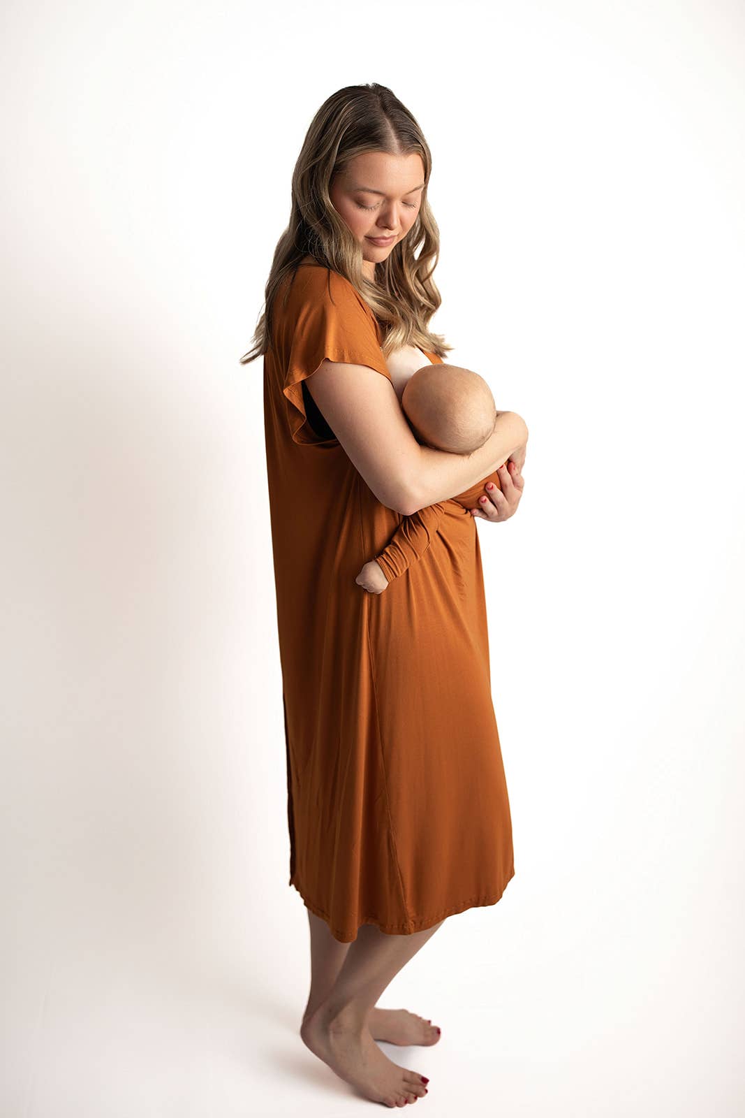 Saddle Knotted Baby Gown