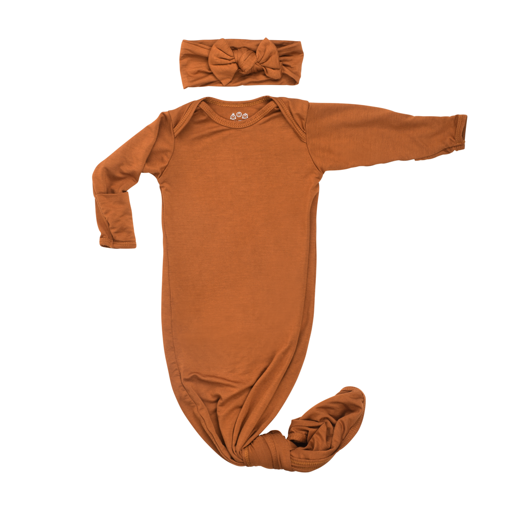 Saddle Knotted Baby Gown
