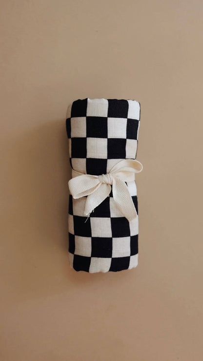 Checkered Muslin Swaddle