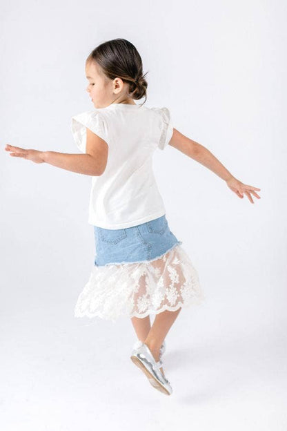 BB kids Denim Skirt