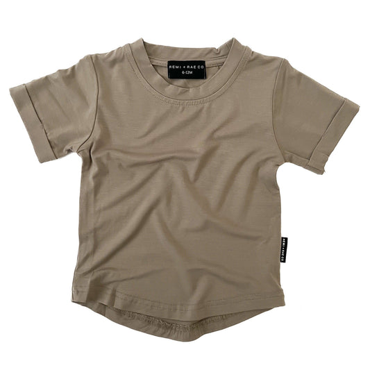 BASIC BAMBOO TEE - DUNE