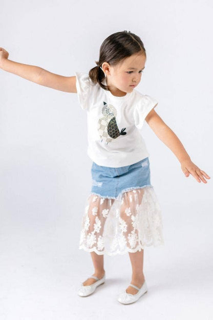 BB kids Denim Skirt