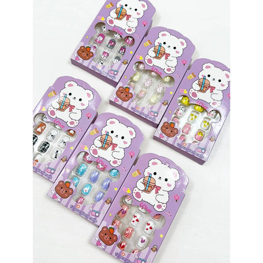 Press On Kids Nails Set