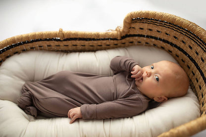 Cocoa Ribbed Knotted Gown
