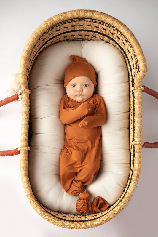Saddle Knotted Baby Gown