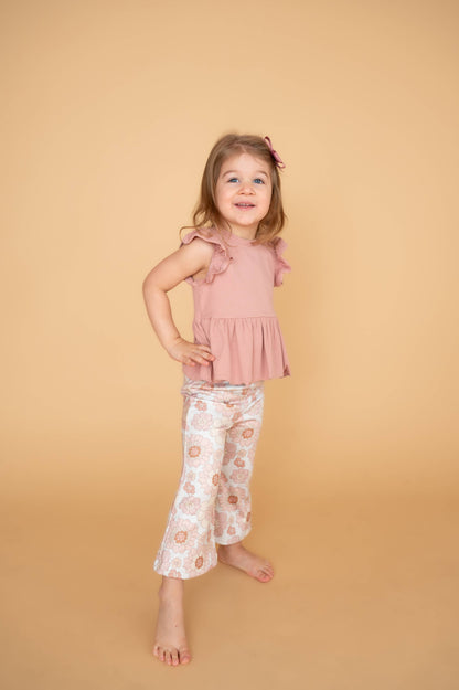 Retro Flower Bell Bottoms