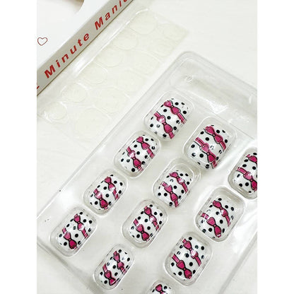 kids Press On Nails Set